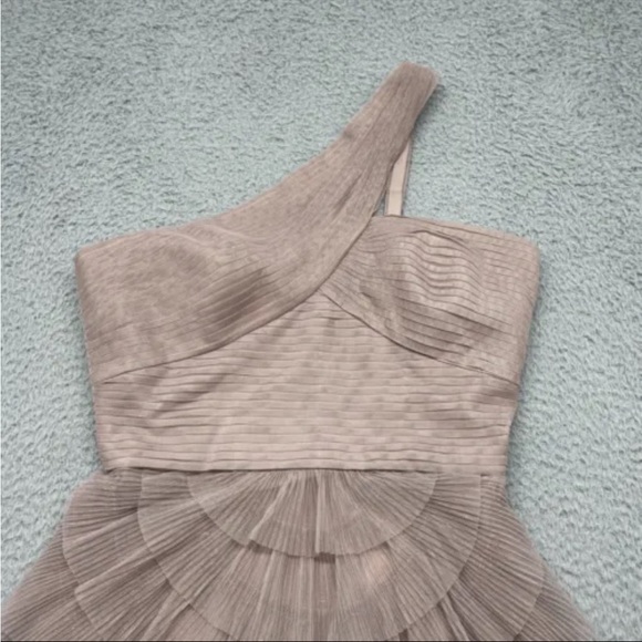BCBGMaxAzria Sz 4 Ella Tiered Tulle One Shoulder Cocktail Party Dress NWOT - Picture 5 of 8